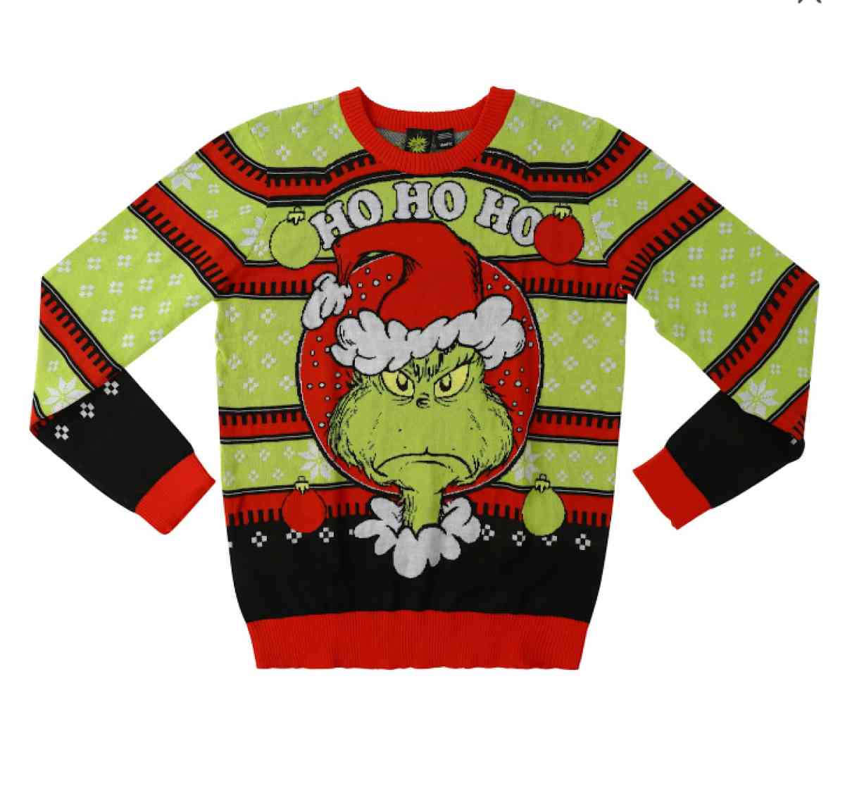 Grinch Christmas Sweater green