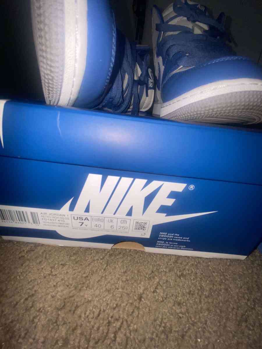 True Blue Air Jordan 1