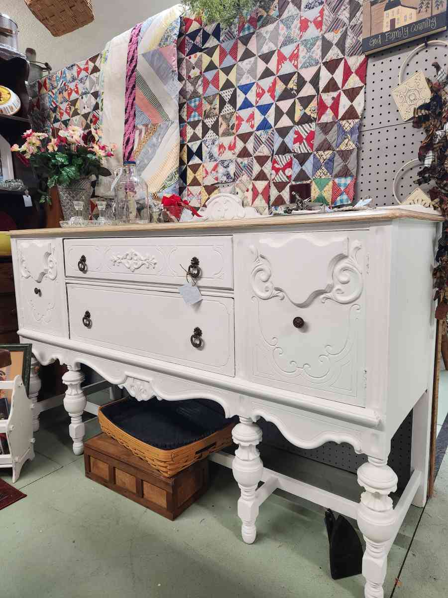 66 Buffet Server or Sideboard in White