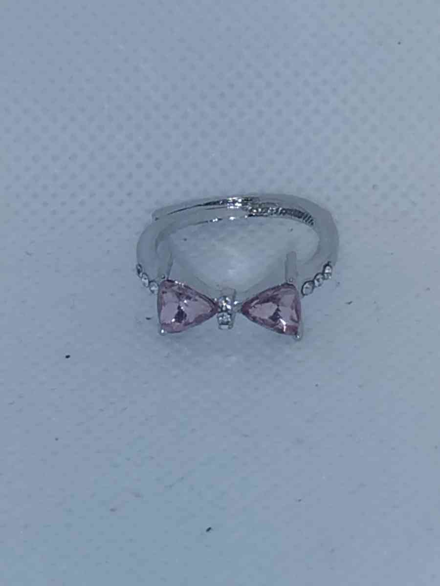 Pink Bow Ring