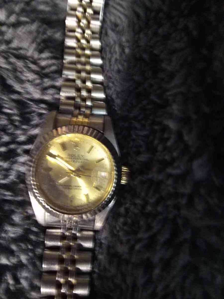 Rolex ladys oyster perpetual watch
