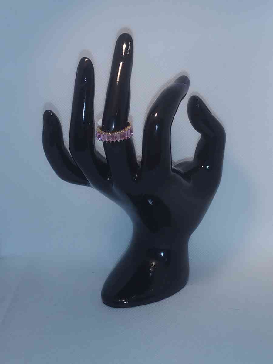 Straight Pink chic Rhinestone Ring