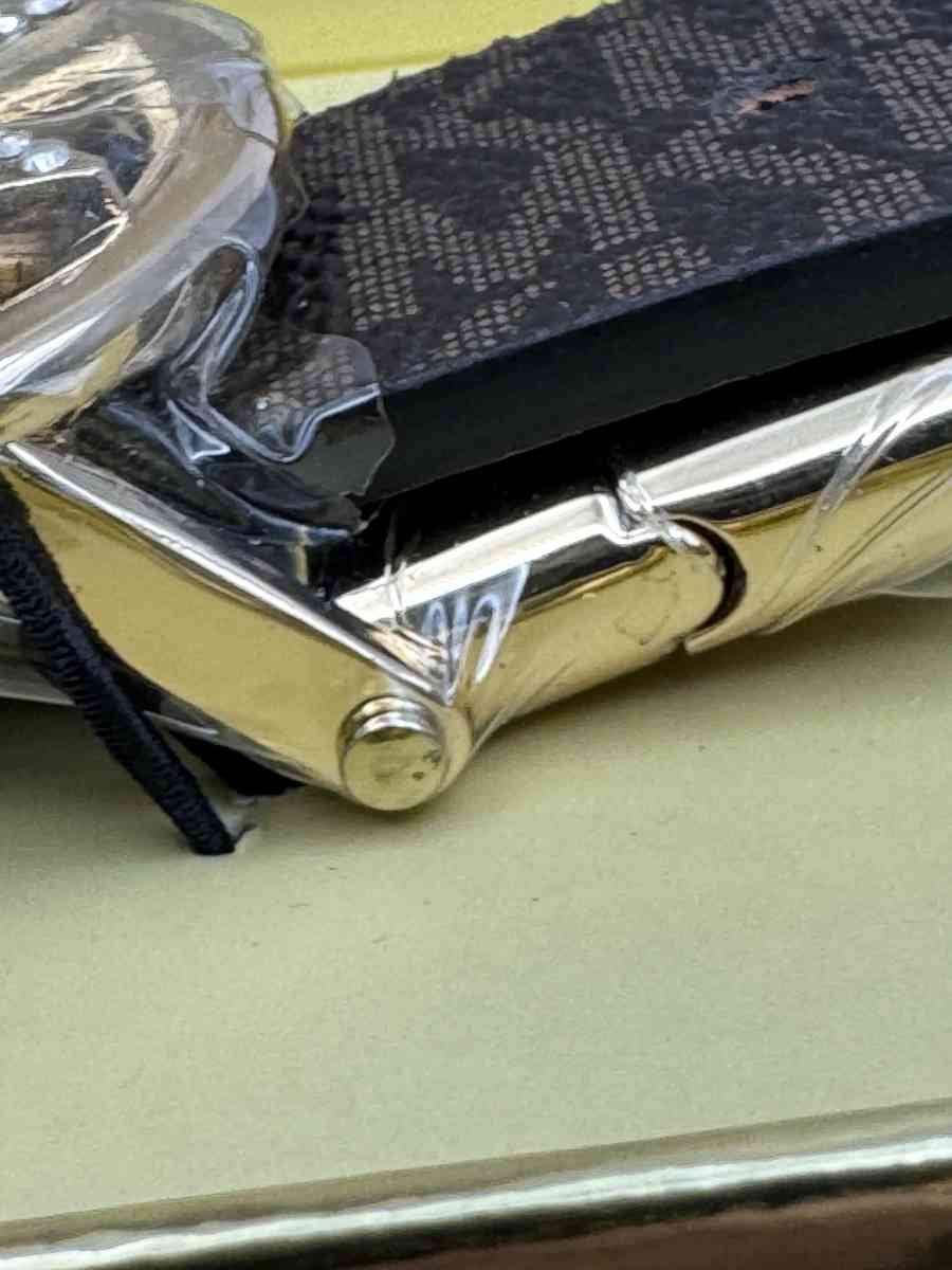 NWT Michael Kors Brown Signature Reversible Pave Logo Belt I