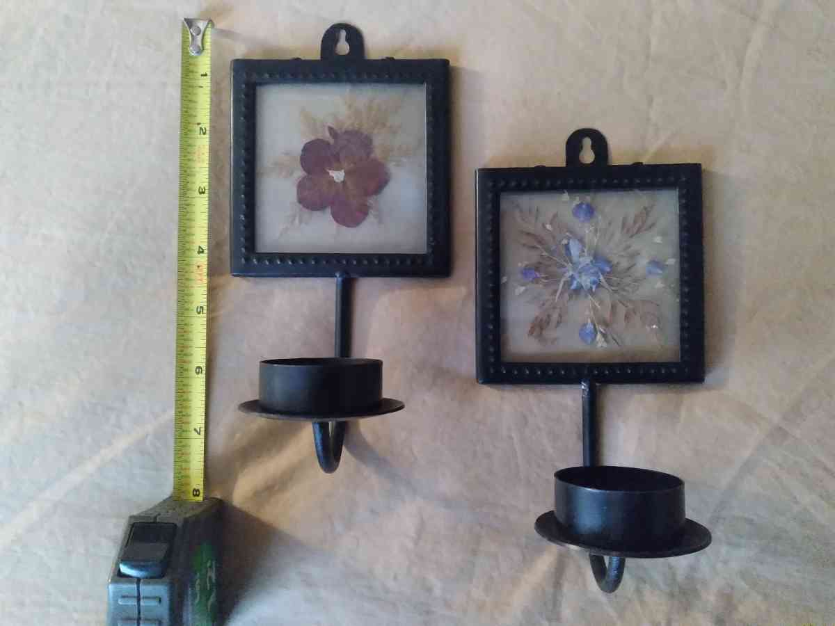 Candle Holder Set Wall Mounted