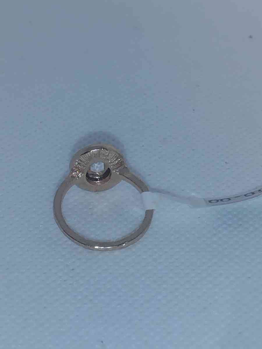 Purple Circle chic Rhinestone Ring