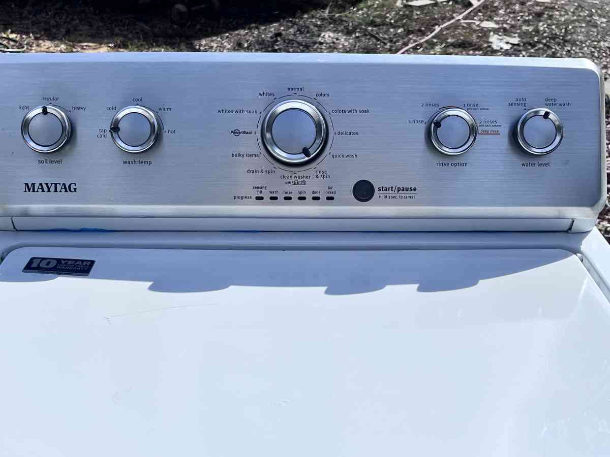 Maytag washing machine