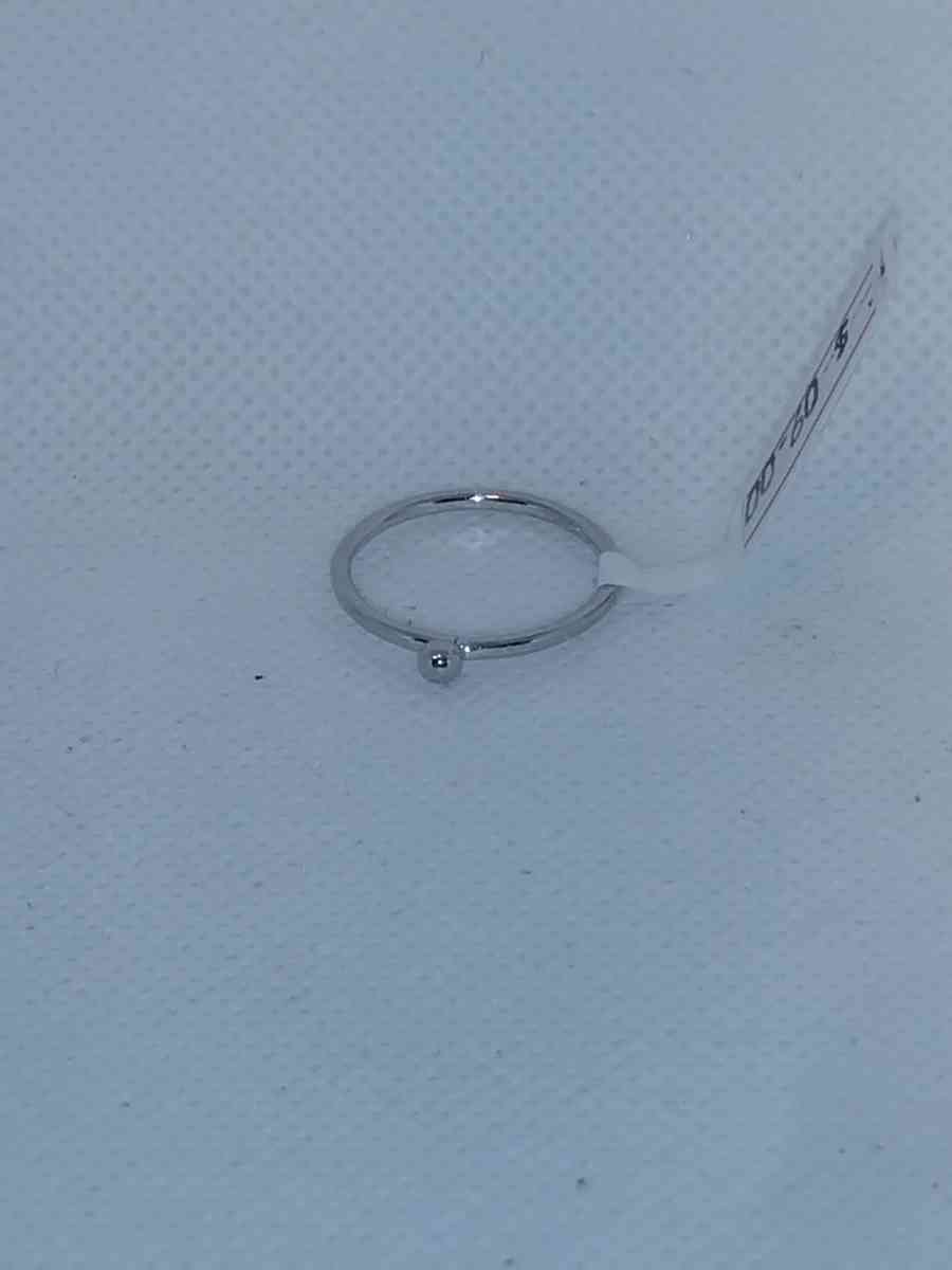 Silvery Sphere Ring RG