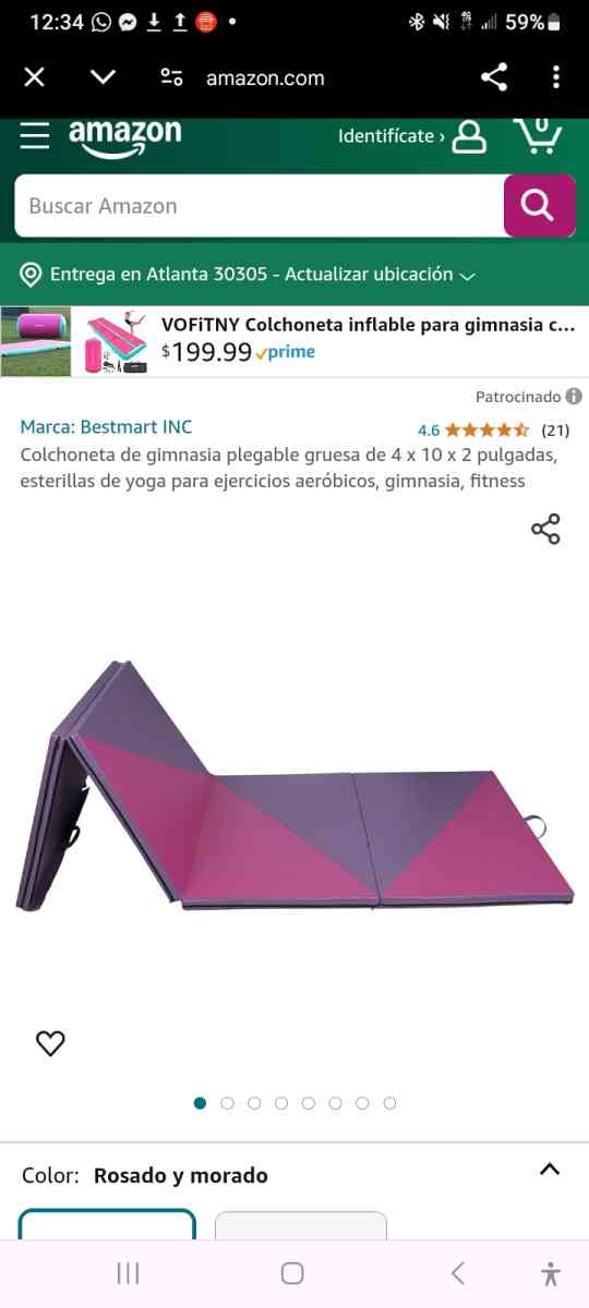 gymnastics mat Oh yoga