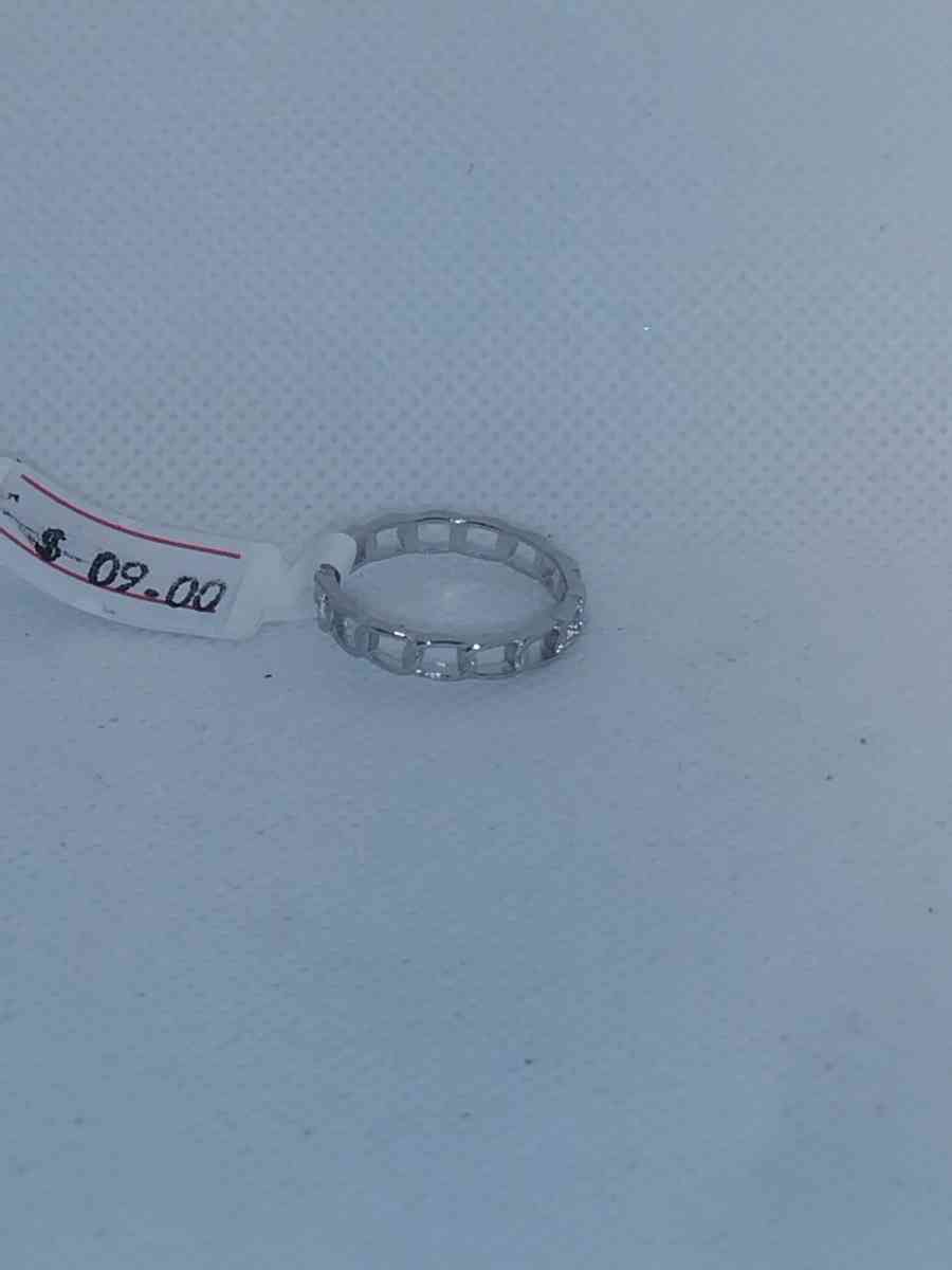 Chain Style Retro Geometric Ring