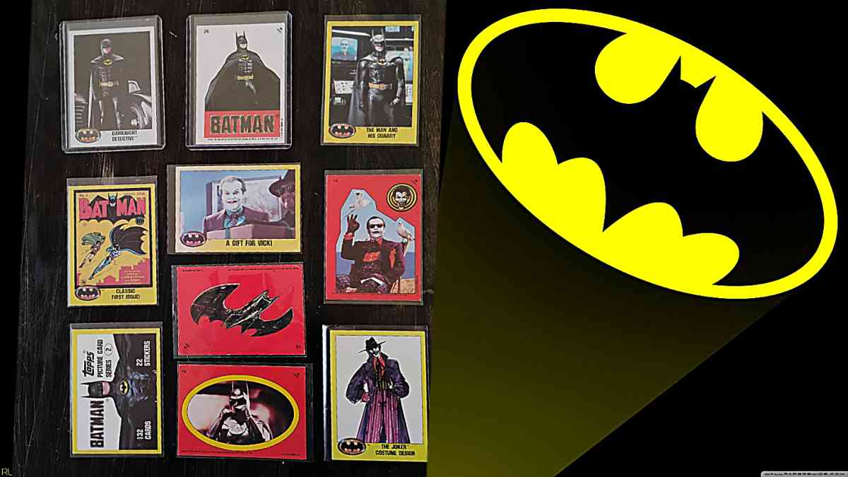 1988 bat man movie card lot