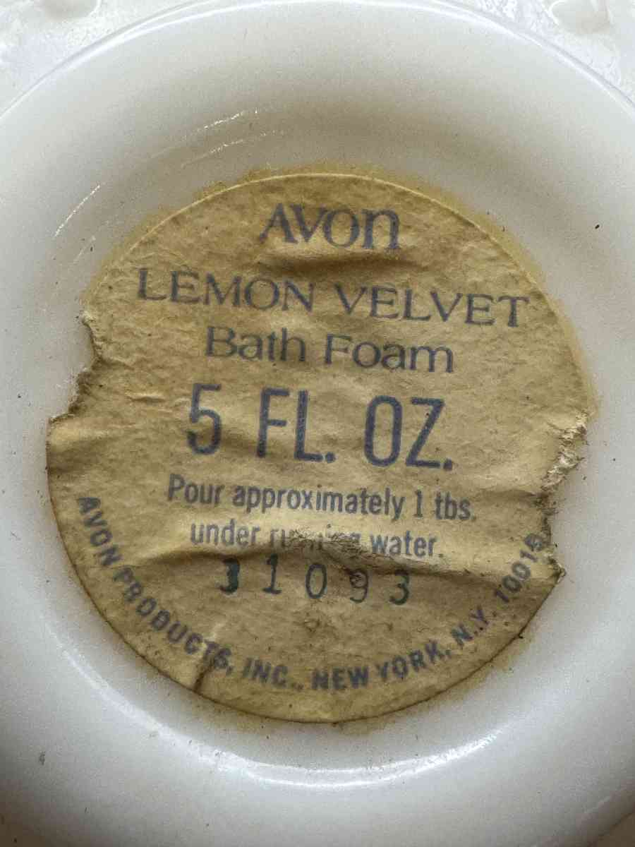 1049Three Avon Milk Glass Containers Two Pitchers  Bell