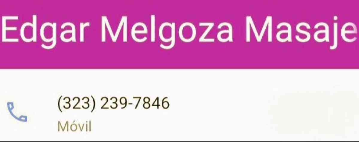 sobador masajista Edgar a domicilio