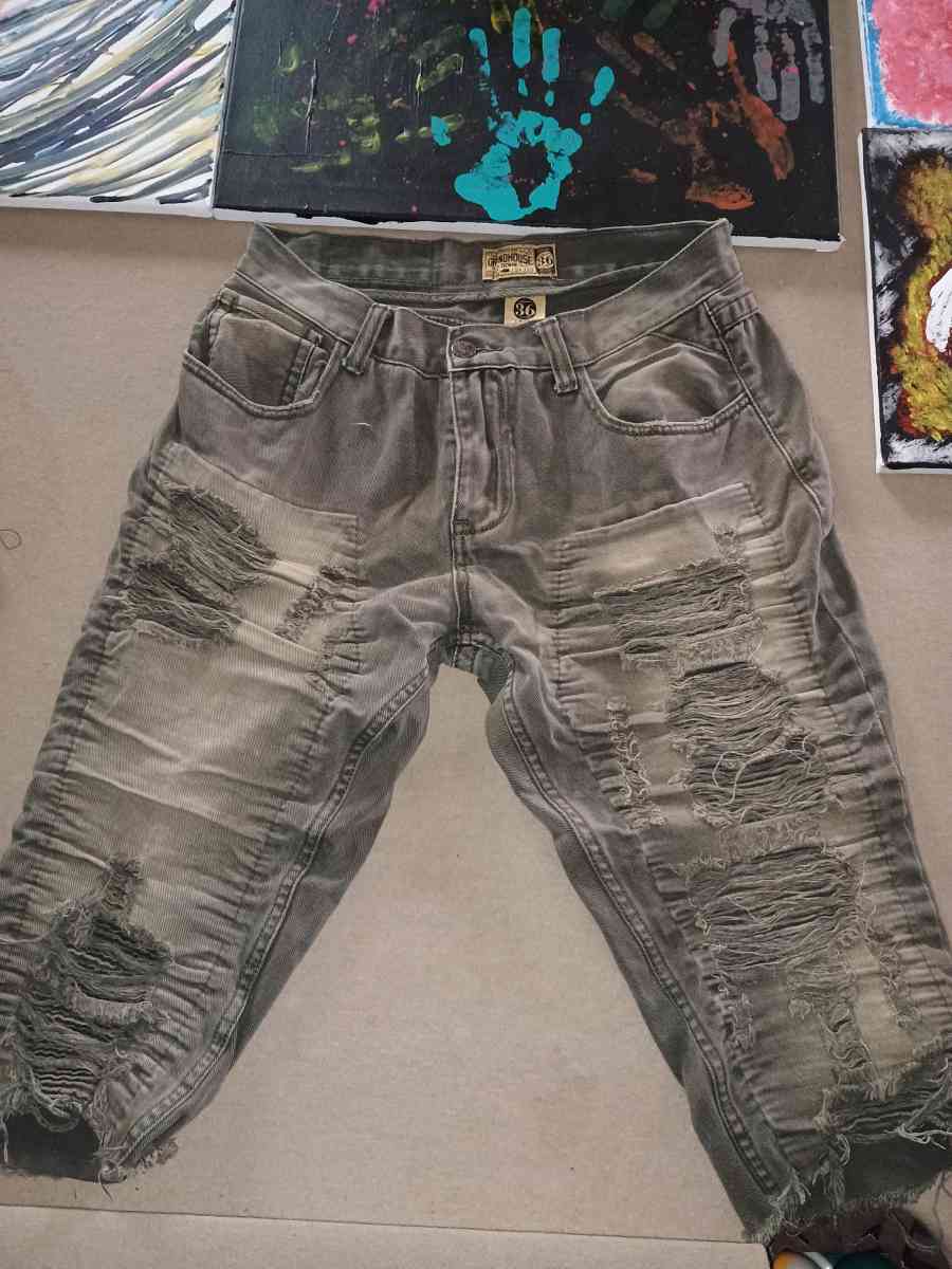 mens tshirts size large and XL  and jeans shorts size 36