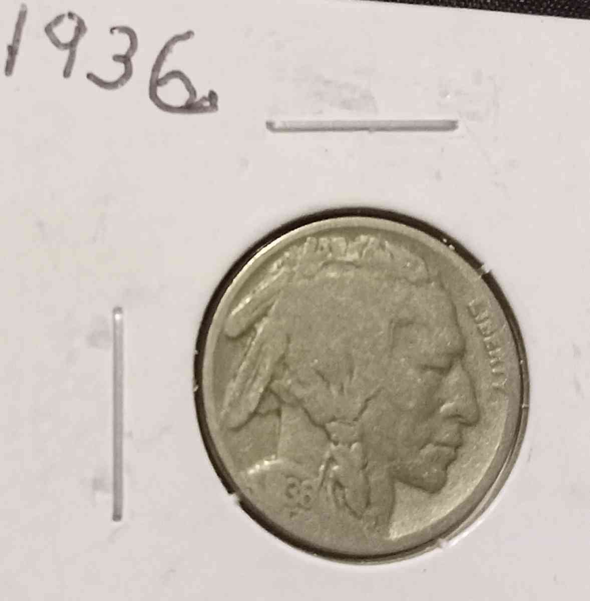 vintage buffalo nickles 5