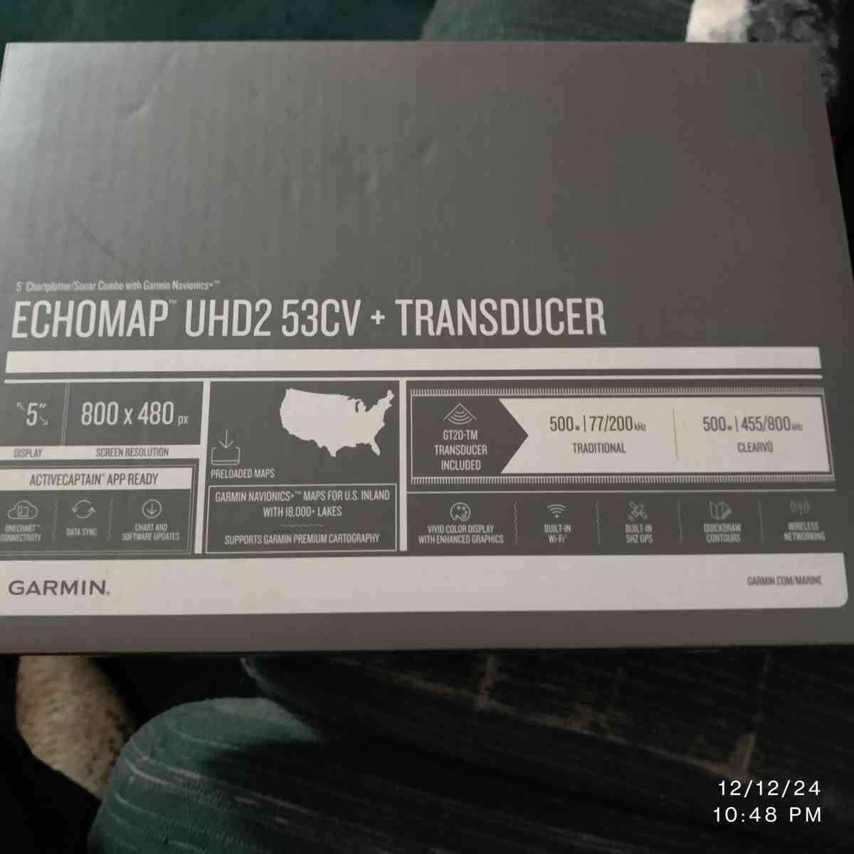 Garmin depth finder with built in navigation