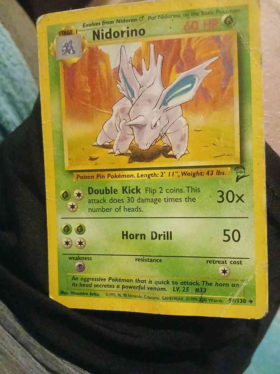 rare 1995 collectibles pokemon cards