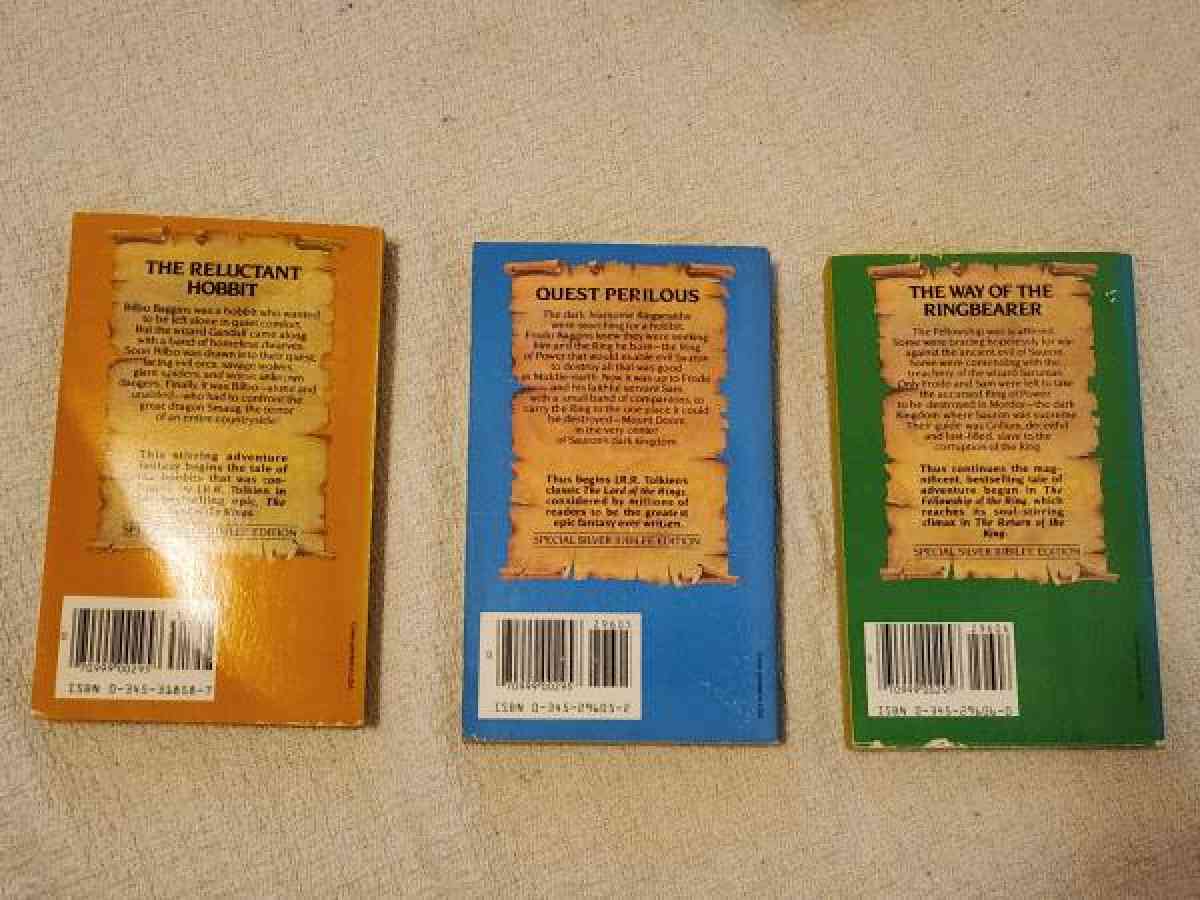 Lord of the Rings vintage books