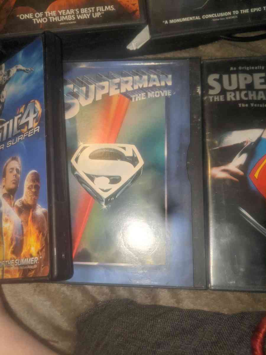 Series of Batman and Superman DVDs