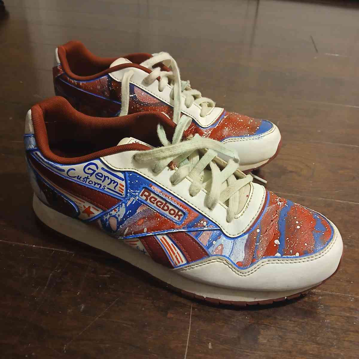 Reebok Classic personally painted for men size 9