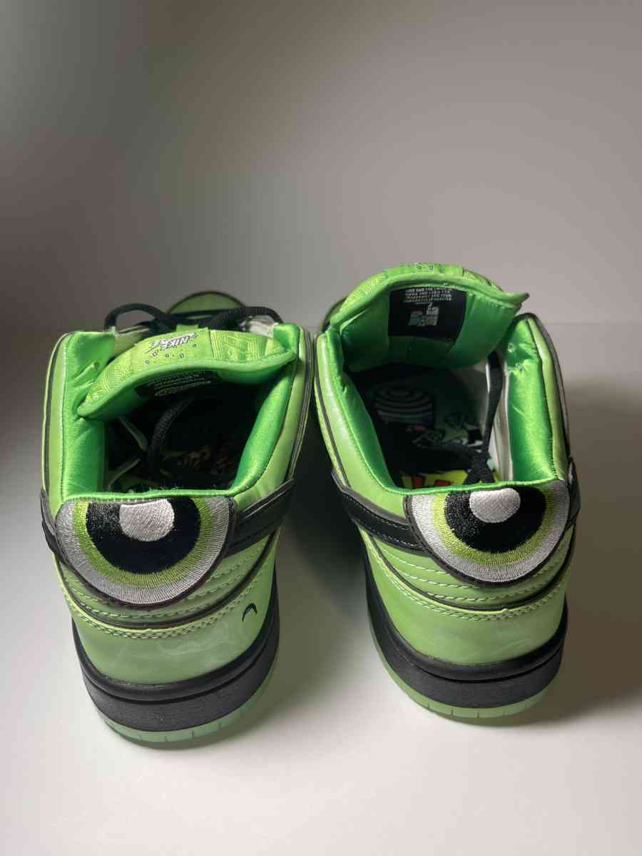 Green Powerpuff Dunks