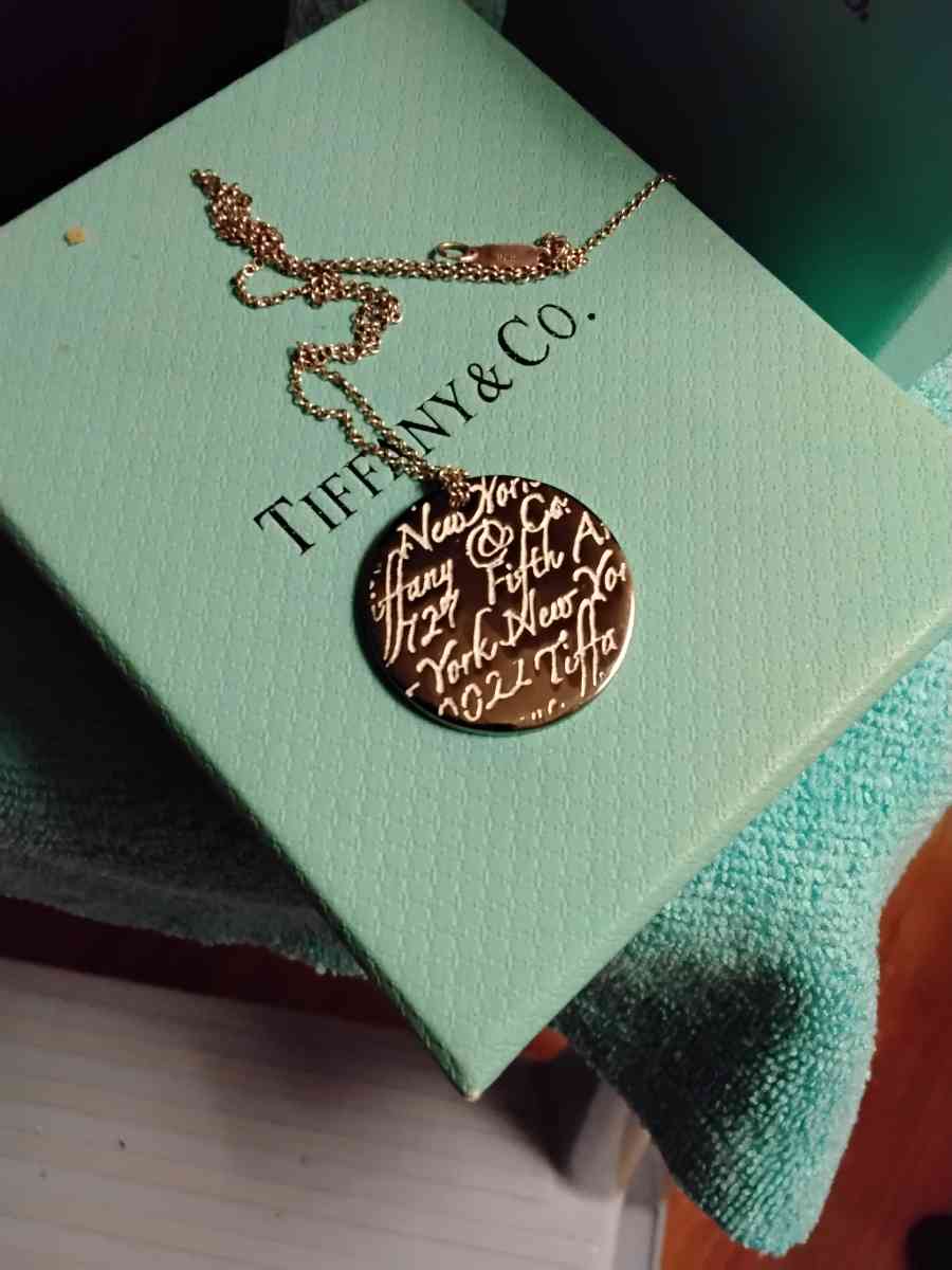 TIFFANYCO notes NECKLACE