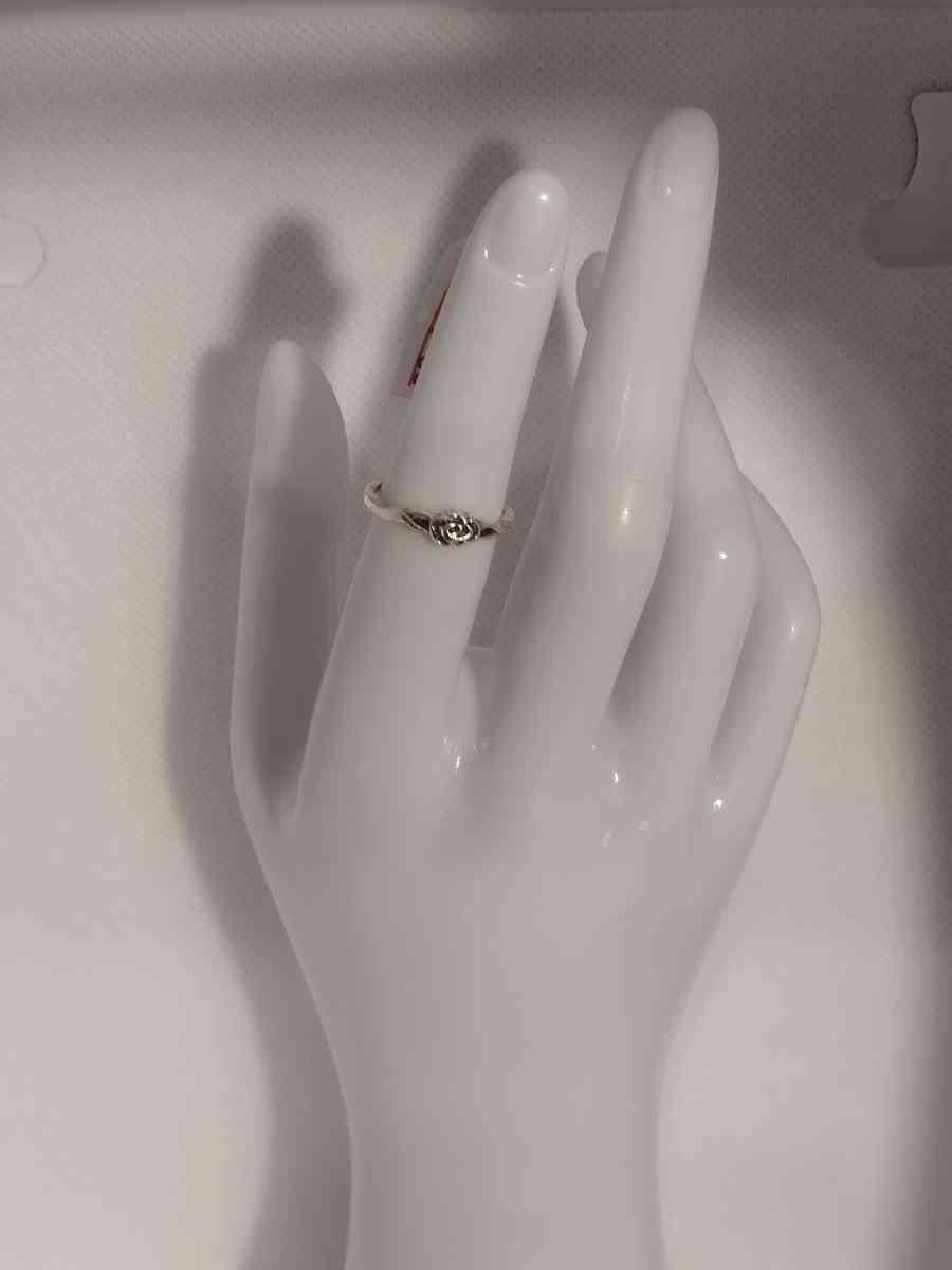 Silver Rose Ring