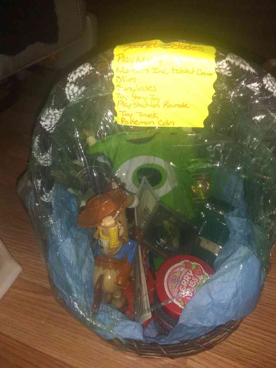 Boys Christmas gift basket