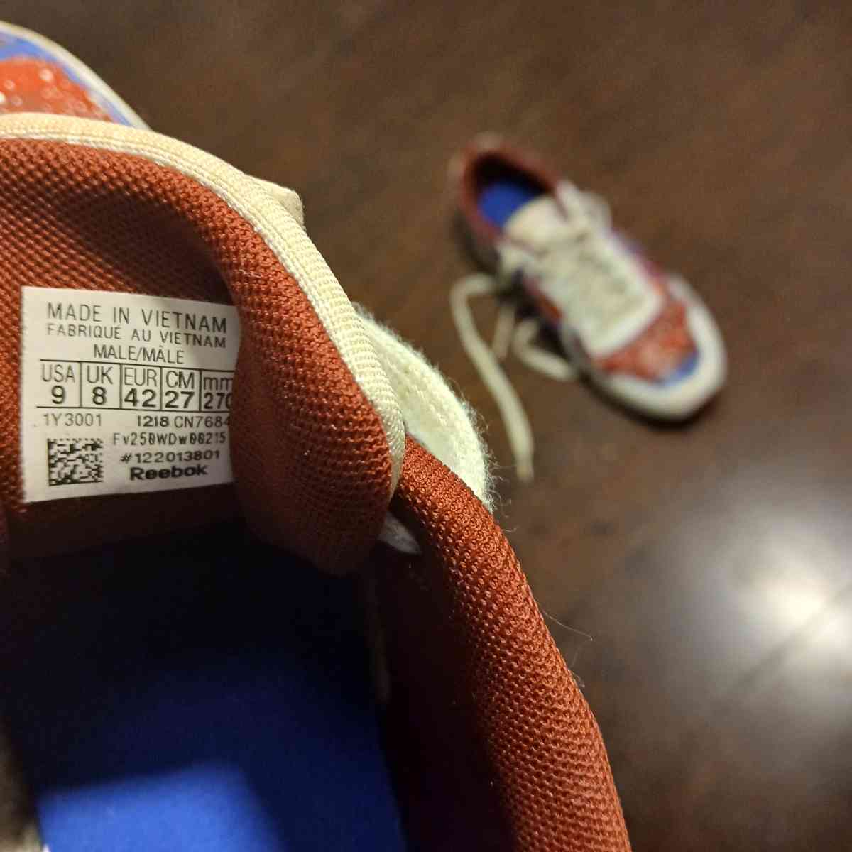 Reebok Classic personally painted for men size 9