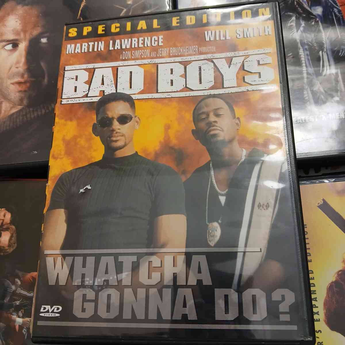Bad Boys movie DVD with Will Smith