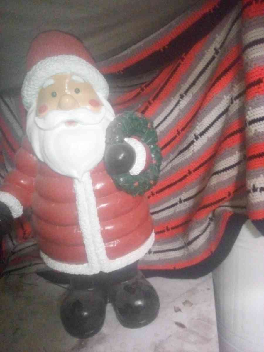 a cheerful holiday Santa