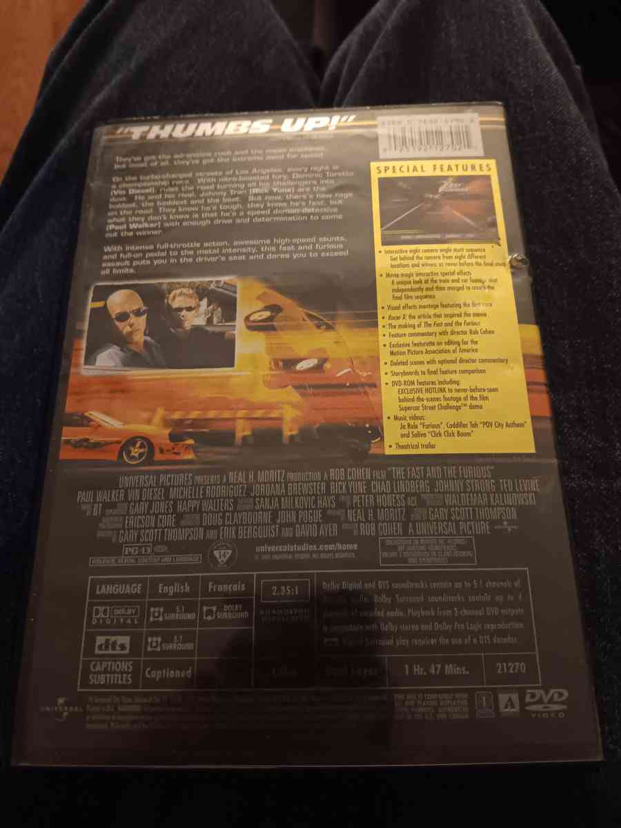 fast and the furious movie dvd