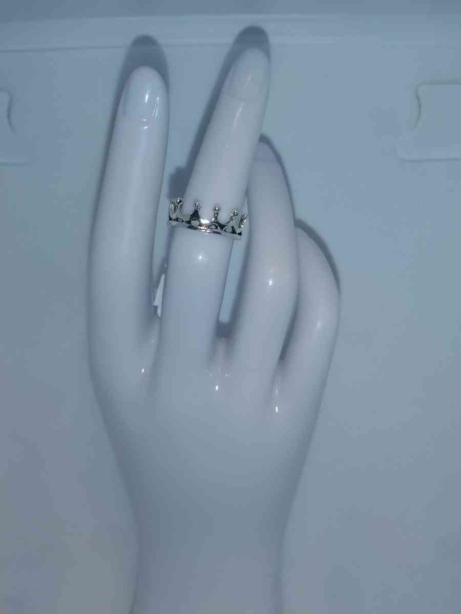Silver Crown Ring
