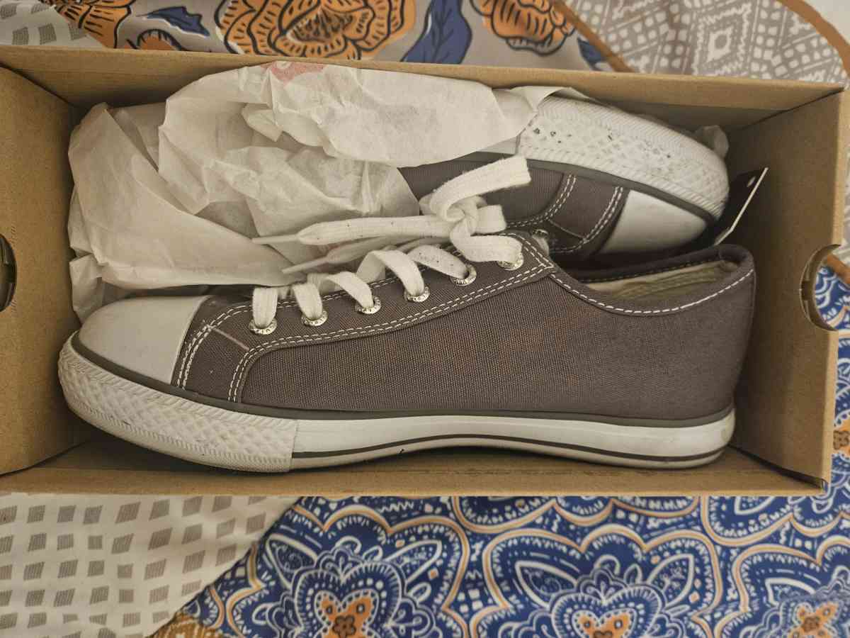 Levis Stan 80 Canvas Sneakers Gray Size 7
