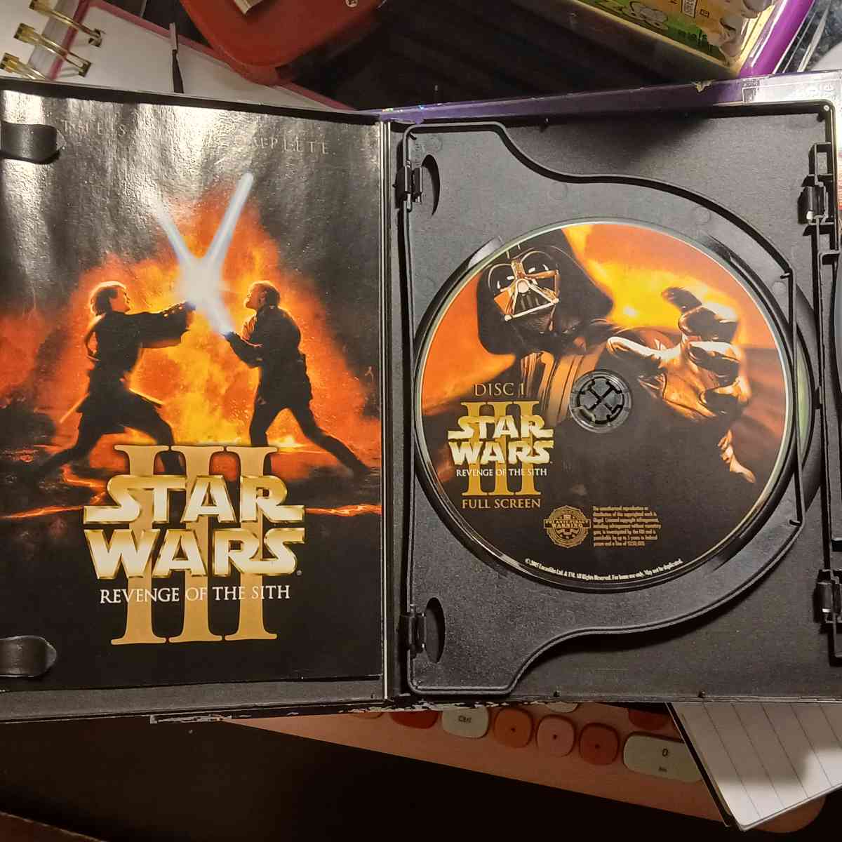 Star Wars III Revenge of the Seth 2 discs DVD