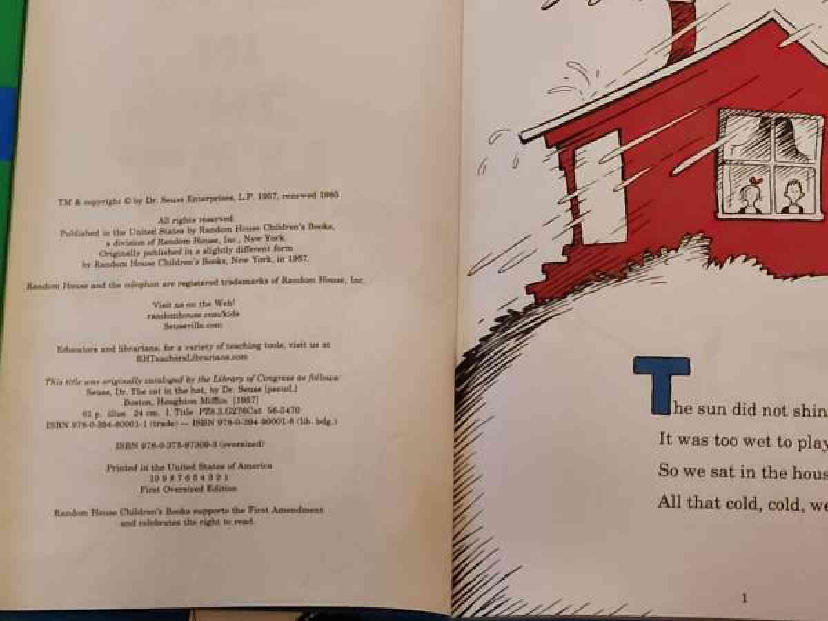 Vintage Dr Seuss five books