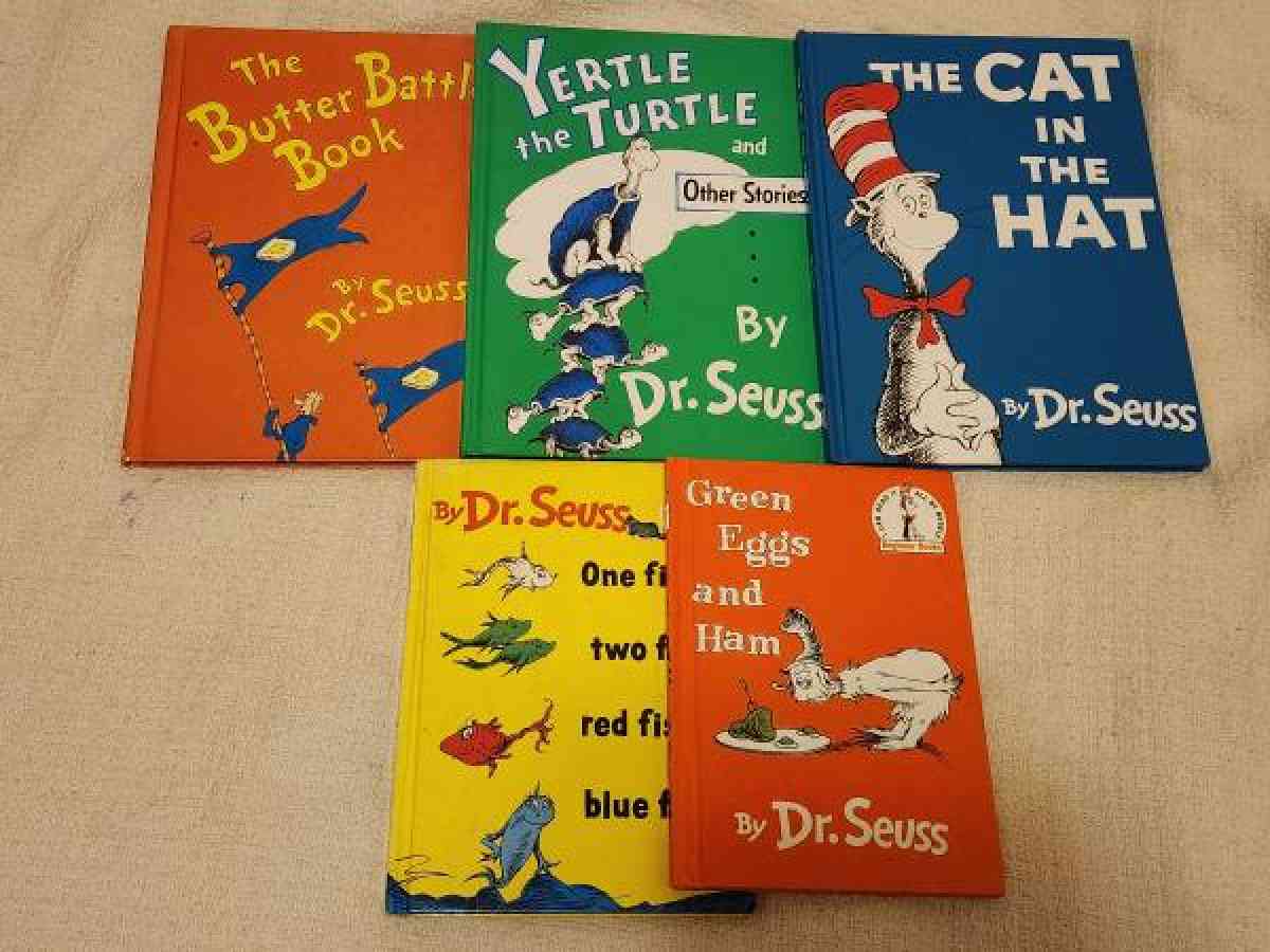 Vintage Dr Seuss five books