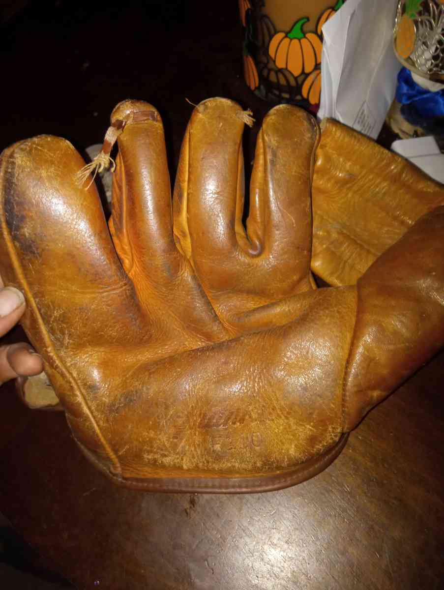 old baseball glove