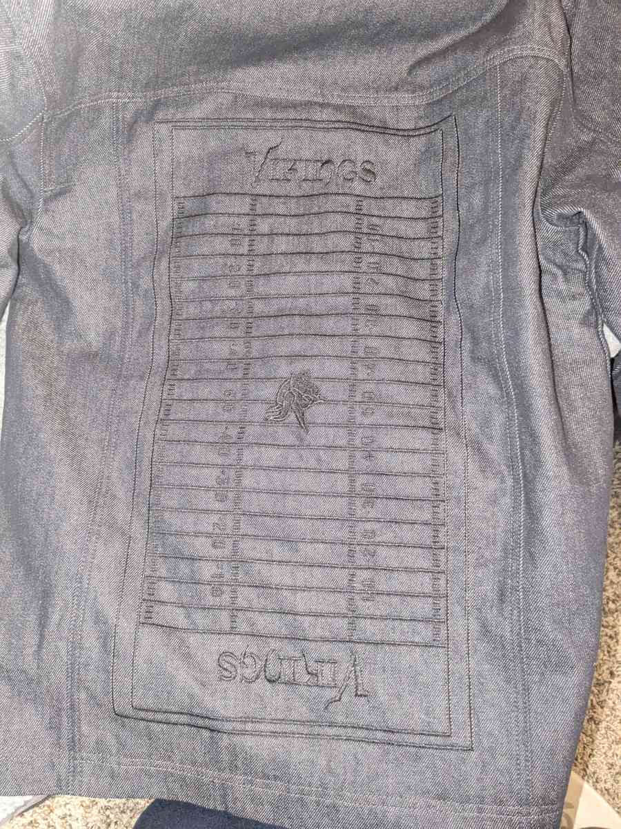 NFL Vikings Jean Jacket