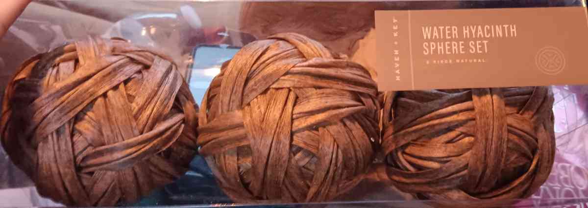 Water Hyacinth Sphere Set