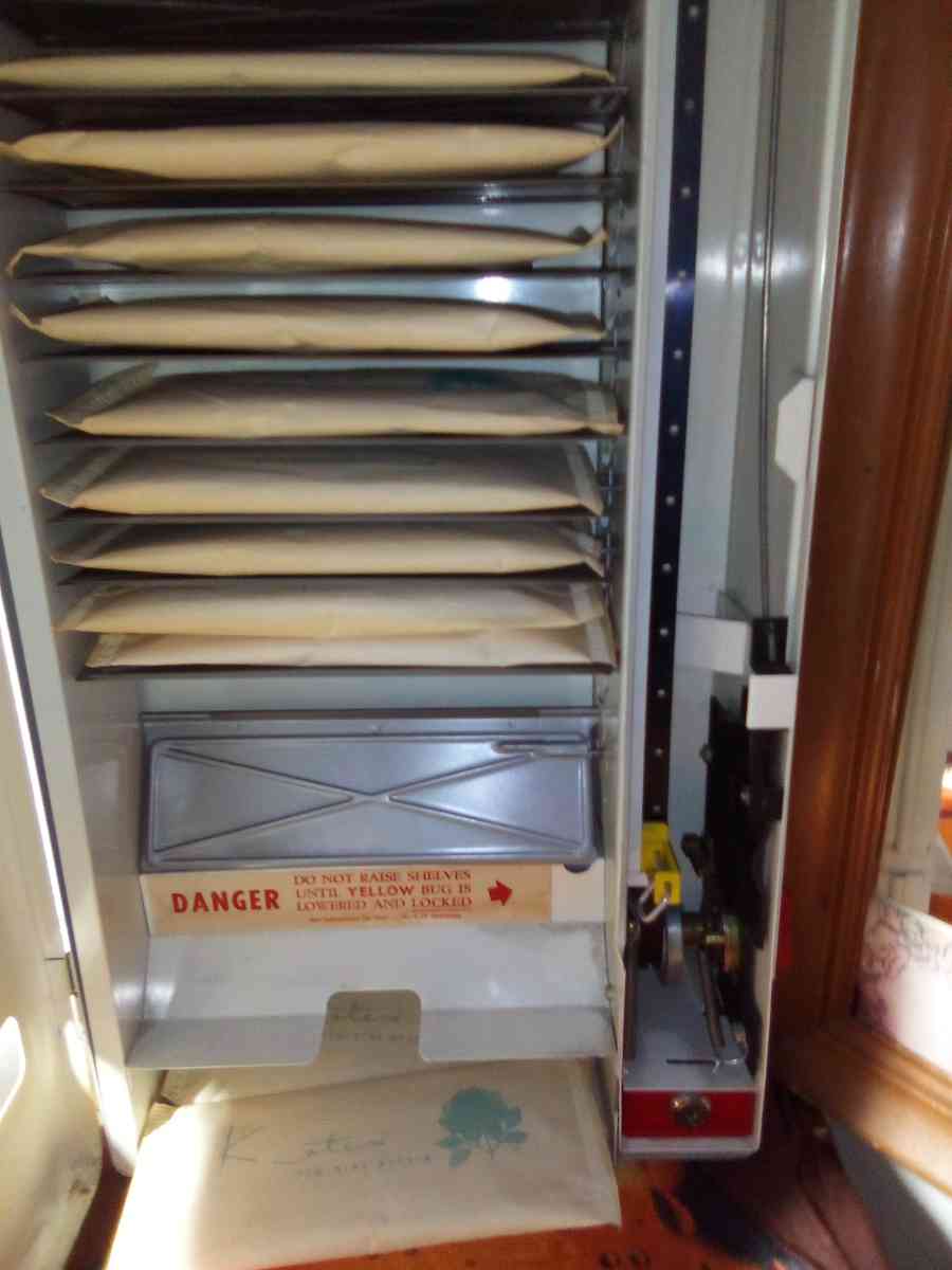 vinage kotex vending mechain