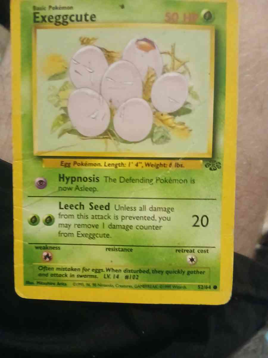 rare 1995 collectibles pokemon cards