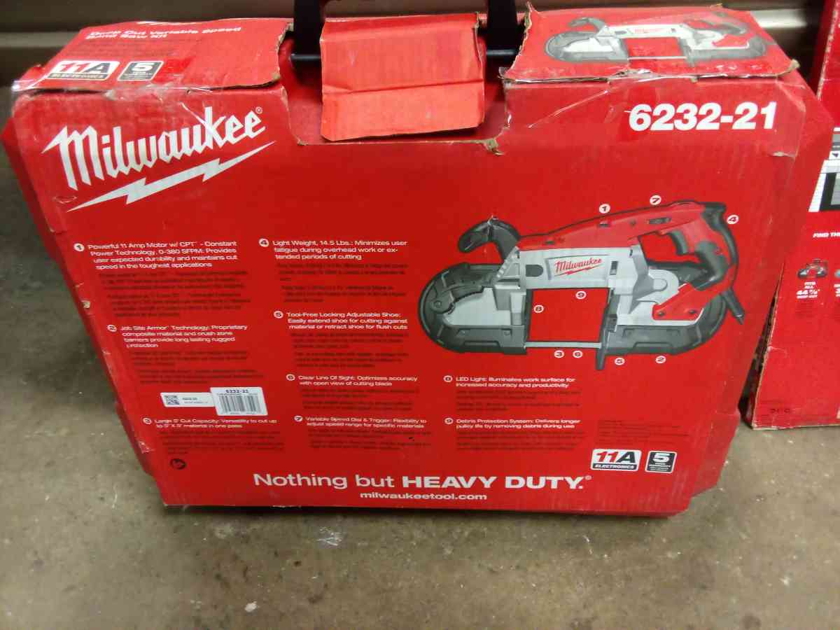 Milwaukee 11A Deep Cut Band Saw  3 Band saw blades