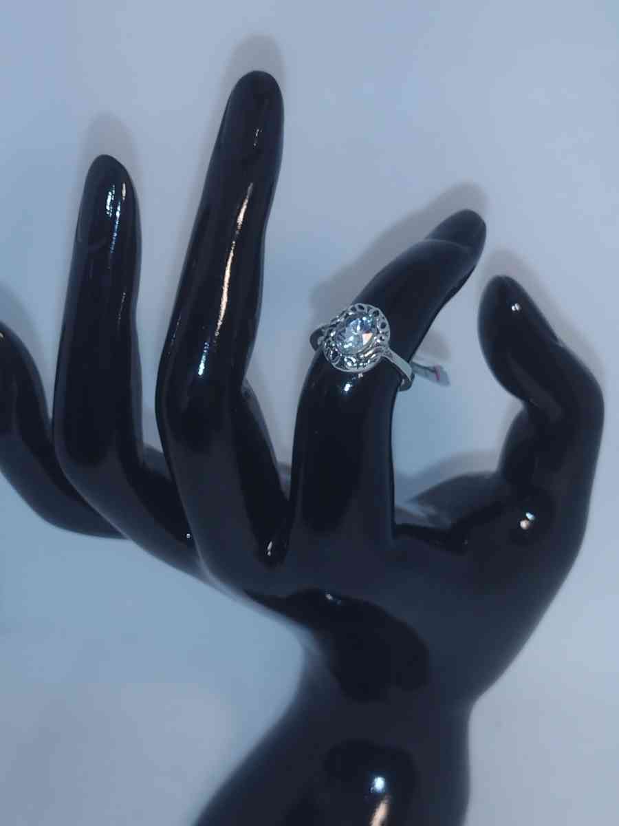 White Oval Signet Ring