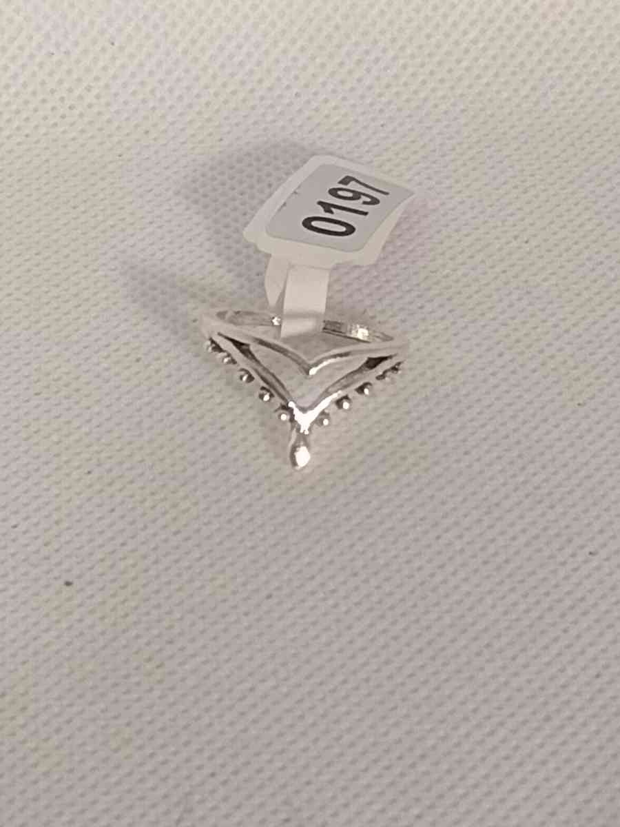 Veil Style Silver Ring