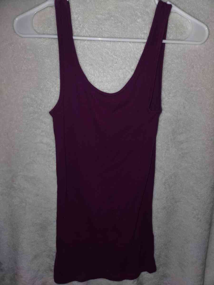 XS Girls Time And Tru Purple Tank Top