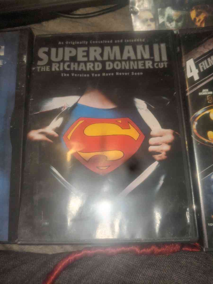Series of Batman and Superman DVDs