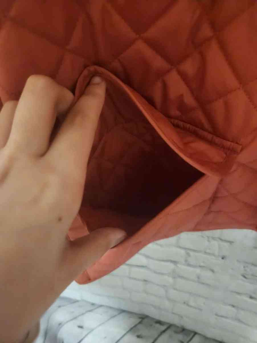 3X Womens Croft and Barrow Salmon Pink Puffer Jacket