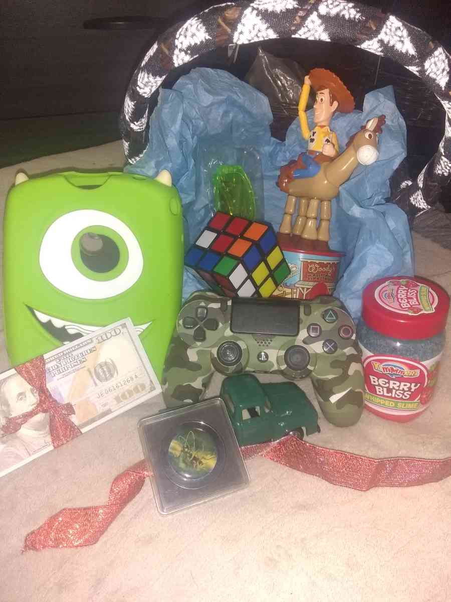 Boys Christmas gift basket
