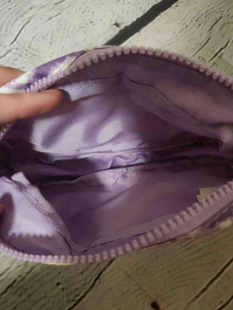 Girls Wonder Nation Purple and Flowers Backpack Set