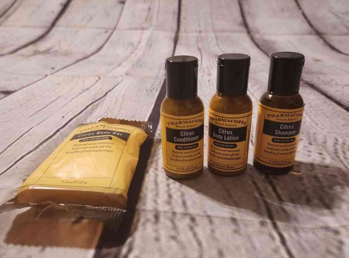 Pharmacopia Small Travel Size Citrus Toiletries